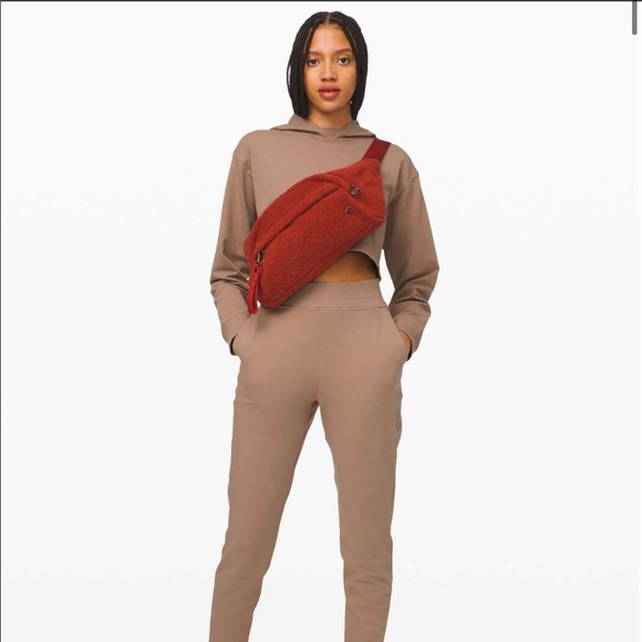 lululemon athletica Handbags - Lululemon On the Beat Belt Bag *Sherpa